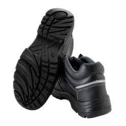 Buty robocze GALMAG 416 S3 SRC trzewiki nad za kostkę obuwie bezpieczne z podnoskiem kompozytowym wkładka antyprzebiciowa kevlarowa metal free do pracy obuwie bhp sklep czarne tył