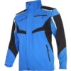 Kurtka Robocza Softshell LAHTI PRO L40930 wiatrówka do pracy przeciwdeszczowa wodoodporna z kapturem lekka membrana do pracy bhp sklep bezrękawnik modułowa niebieska czarna odblask bez kaptura