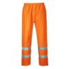Spodnie ostrzegawcze PORTWEST S480 Przeciwdeszczowe wodoodporne do pracy robocze ochronne wysokiej widoczności z pasami odblaskowymi elastyczny pas dla drogowców na deszcz sklep bhp pomarańczowe