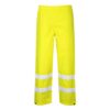 Spodnie ostrzegawcze PORTWEST S480 Przeciwdeszczowe wodoodporne do pracy robocze ochronne wysokiej widoczności z pasami odblaskowymi elastyczny pas dla drogowców na deszcz sklep bhp żółte