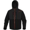 Kurtka Softshell DELTA PLUS HORTEN2 3 kolory do pracy ochronna wiatrówka lekka ciepła wodoodporna wodoszczelna przeciwdeszczowa z kapturem 5 kieszeni odzież bhp sklep czarna pomarańczowa