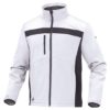 Kurtka Softshell DELTA PLUS LULEA2 4 kolory do pracy wiatrówka lekka robocza ochronna ciuchy bhp sklep odzież ochronna bluza bez kaptura jesienna lekka cienka biała szara
