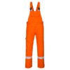 Ogrodniczki trudnopalne PORTWEST FR27 Bizflame Plus szwedy szwedzkie spodnie z szelkami na szelkach dla spawacza spawalnicze z odblaskami do pracy ochronne odzież bhp sklep system odzież ochronna pomarańczowe przód