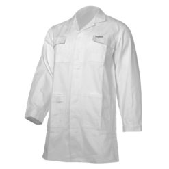 Fartuch Ochronny LAHTI PRO L41603 Biały do pracy drelichowy bawełniany laboratoryjny przemysłowy odzież ochronna bhp sklep system internetowy biały roboczy dla pracowników