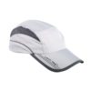 Czapka z daszkiem LAHTI PRO L101070S biało-szara do pracy robocza regulowana uniwersalna czapka bejsbolówka baseballówka dwukolorowa przewiewna odzież robocza biała szara