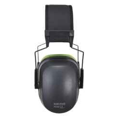 Nauszniki Ochronniki Słuchu PORTWEST PS46 34dB nauszniki wyciszające wygłuszające do pracy ochronne sklep bhp internetowy wygodne grube mocne zielone czarne bok