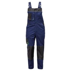 Ogrodniczki robocze CERVA CREMORNE szwedy szwedzkie na szelkach z szelkami ochronne do pracy dla pracowników odzież robocza bhp sklep system internetowy miejsce na nakolanniki kieszenie oddychające spodnie granatowe