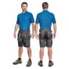 Spodnie robocze krótkie CERVA DAYBORO szorty bermudy do kolan krótkie odzież robocza ochronna bhp sklep system internetowy wytrzymałe potrójne szwy z kieszeniami na lato letnie elastyczny pas na modelu