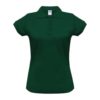 Koszulka polo damska JHK POPL200 zielony butelkowy polówka koszulka z kołnierzykiem do pracy robocza ochronna bhp sklep system internetowy do nadruku dla pracowników logo nadruk firmowy odzież reklamowa dla kobiet zieleń butelkowa