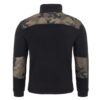Bluza Polarowa FLRA340 Czarna CAMO do pracy odzież robocza ochronna dla leśników pracowników leśnych wojskowych ciepła na suwak z kieszeniami ze wzmocnieniami do pracy odzież bhp sklep system internetowy czarna camo moro khaki zielona panterka kamuflaż tył