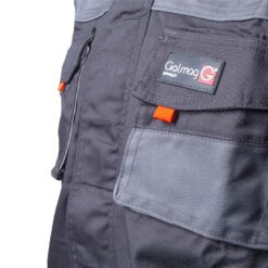 Bluza robocza GALMAG WH290A ochronna bhp dla pracowników wytrzymała z kieszeniami dziane mankiety plisa grafitowa bhp sklep system internetowy szara detal