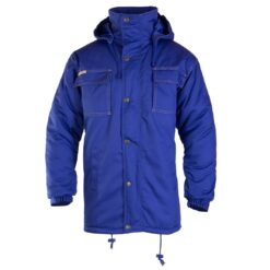 Kurtka robocza ocieplana BRIXTON SNOW ciepła ocieplana do biodra parka długa wytrzymała na zimę dla pracowników bhp sklep system internetowy niebieska