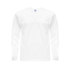 Koszulka z długim rękawem JHK 170 LS biała do pracy ochronna odzież dla pracowników bhp sklep system internetowy na długi rękaw koszulka cienka wytrzymała bawełniana oddychająca biała