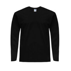 Koszulka z długim rękawem JHK 170 LS Czarna do pracy ochronna odzież dla pracowników bhp sklep system internetowy na długi rękaw koszulka cienka wytrzymała bawełniana oddychająca czarna