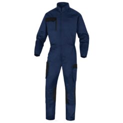 Kombinezon roboczy Delta Plus M2CO3 do pracy ochronny odzież bezpieczna bhp sklep system internetowy dla mechaników na suwak z kieszeniami mach2 panoply delta plus granatowy czarny