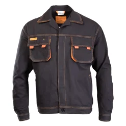 Bluza robocza BRIXTON SPARK do pracy ochronna odzież robocza bhp sklep system internetowy dla pracowników wytrzymała bawełniana kurtka lekka z kieszeniami granatowa pomarańczowa