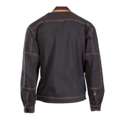 Bluza robocza BRIXTON SPARK do pracy ochronna odzież robocza bhp sklep system internetowy dla pracowników wytrzymała bawełniana kurtka lekka z kieszeniami granatowa pomarańczowa tył