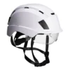 Hełm do pracy na wysokości PORTWEST PS80 do pracy ochronny bezpieczny hełm kask wentylowany z paskiem podbródkowym zapinany okulary w zestawie bhp odzież ochronna robocza sklep sysytem biały