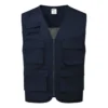 Kamizelka z kieszeniami PORTWEST C704 wędkarska rybacka z kieszeniami bezrękawnik cienki na suwak cargo dla pracowników hobby bhp sklep system internetowy granatowa