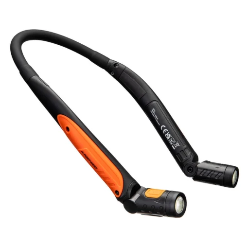 Latarka na szyję PORTWEST PA73 USB do pracy dla pracowników regulowana mocna wytrzymała wolne ręce plastikowa do ładowania praktyczna sklep system bhp