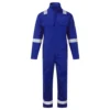 Kombinezon trudnopalny chemoodporny PORTWEST FR513 do pracy ochronny odzież ochronna dla pracowników z odblaskami spawalnicza chemiczna strój jednoczęściowy wytrzymały mocny bhp sklep system internetowy niebieski