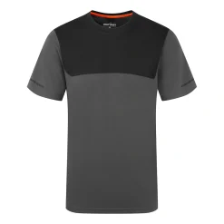 Koszulka robocza t-shirt PORTWEST EV411 do pracy lekka przewiewna ochronna dla pracowników z krótkim rękawkiem premium system bhp szara